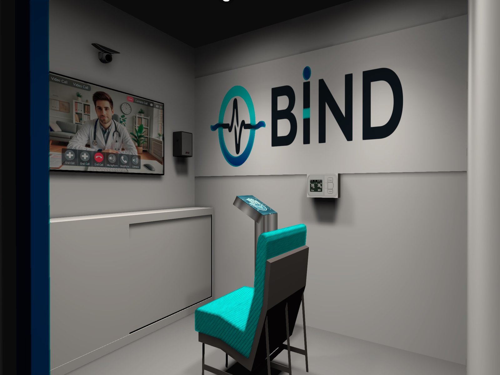 Cabina de Telemedicina BinD - Consulta en proceso